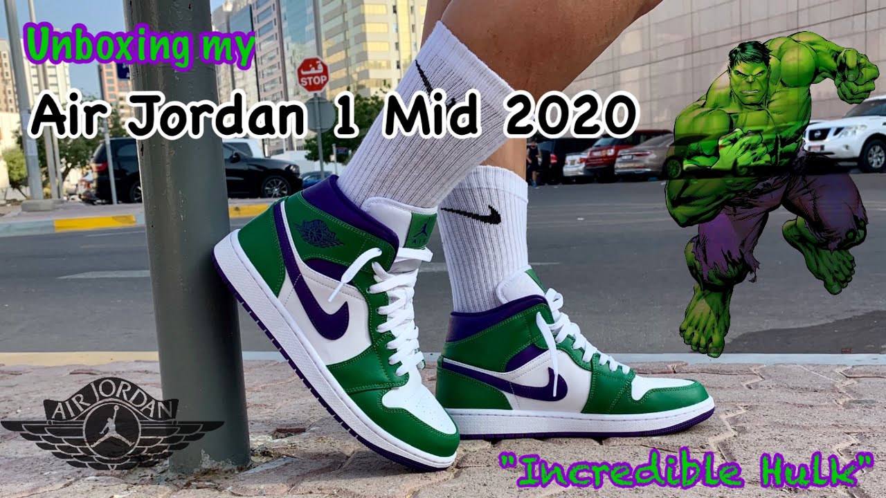 incredible hulk jordan 1s