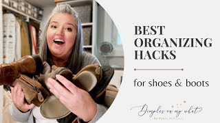 HOW TO MAXIMIZE YOUR SHOE & BOOT STORAGE in a Small Closet