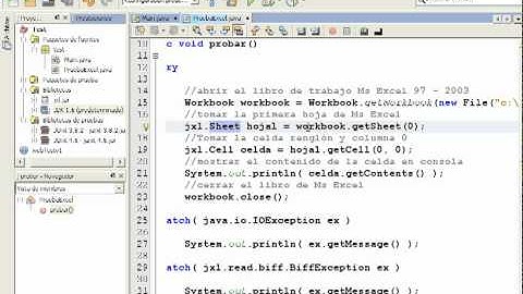 Oracle Netbeans: JAVA y Ms Excel, leer archivo y mostrar contenido celda