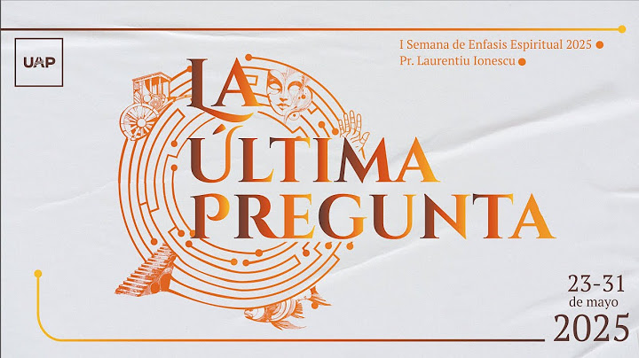 "La última pregunta" | Pr. Laurentiu Ionescu