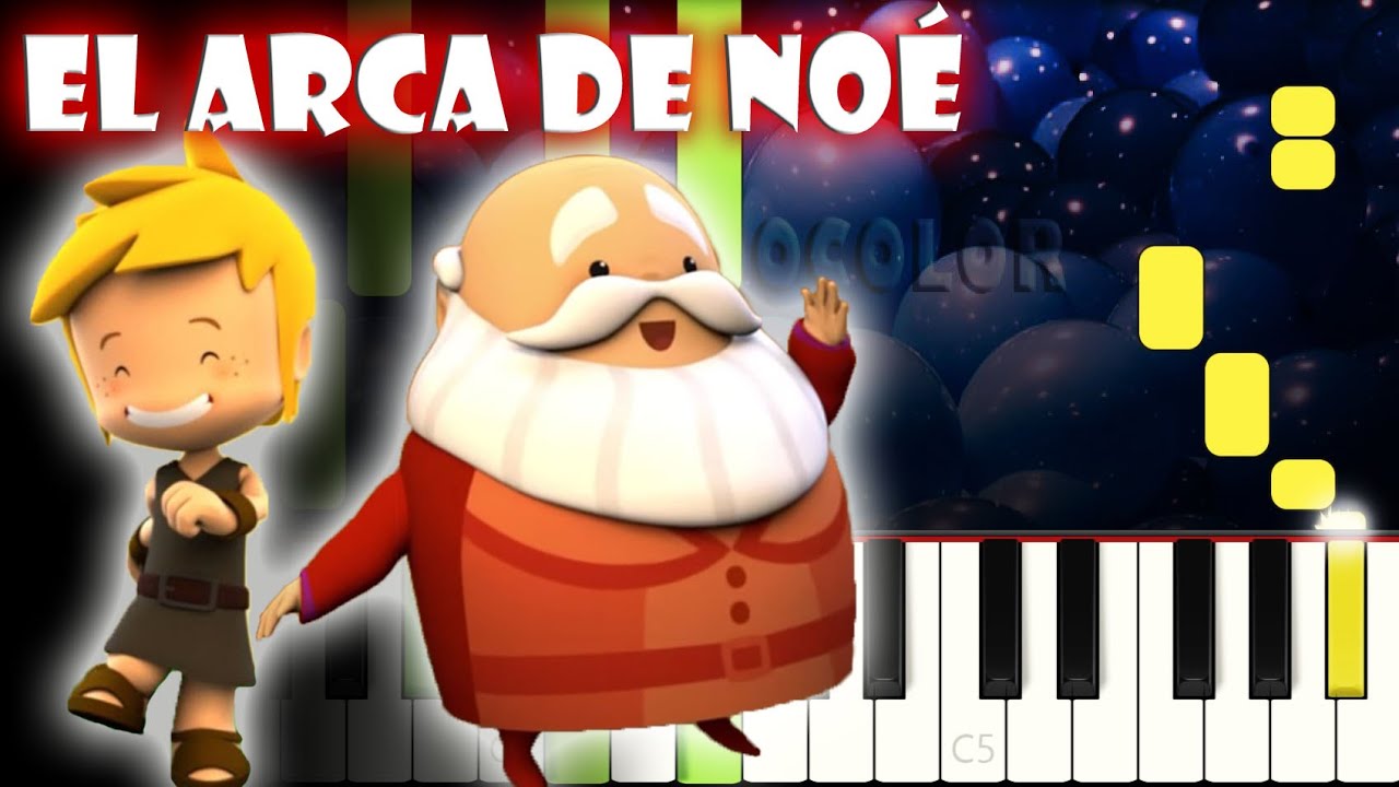 El Arca de Noé | Piano Cover | Tutorial | Karaoke