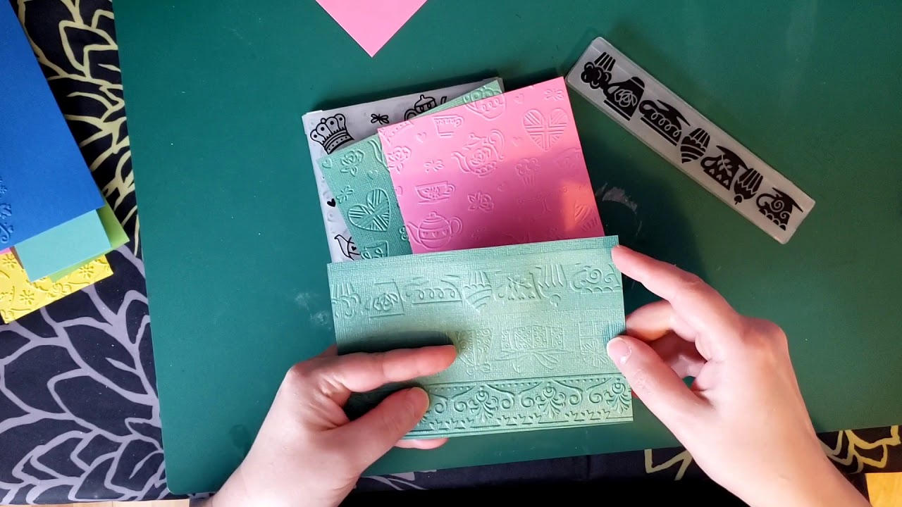 Texture Boutique and embossing folders YouTube