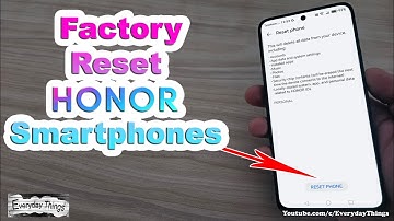 How to Factory Reset Honor Smartphones
