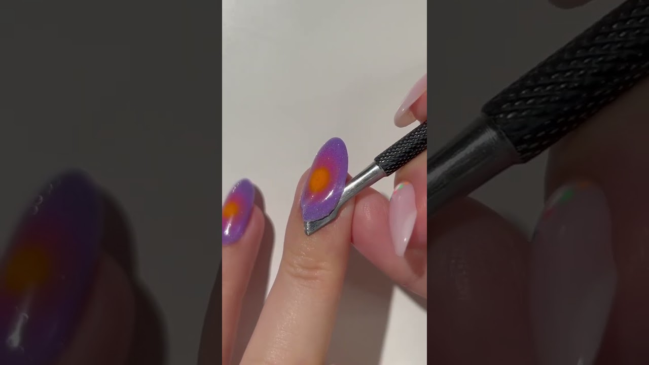 Quickly and easily remove gel nail polish using peel off base coat 
