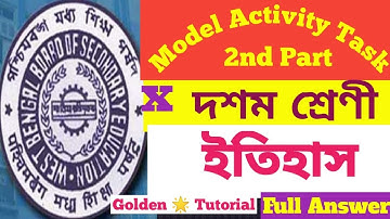 Class 10 History Model Activity Task 2nd Part With Full Answer, #Class10History