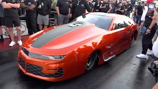 GOBERT RACING N/T NITROUS POWERED CAMARO FIRST TIME OUT ON SMALL TIRES AND ITS A BEAST!!