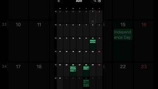 NEW ONE UI 8.5 CALENDAR INTERFACE... #samsung #smartphone #oneui #tech #SHORTS #short