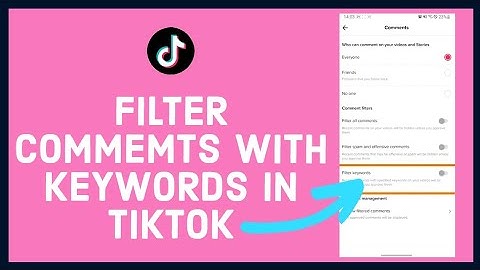 How To Filter Comments with Keywords On Tiktok? (2022) Sort Comments on TikTok || Tutorial ||