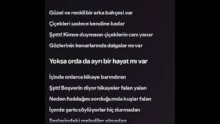Arka Bahçe sözleri