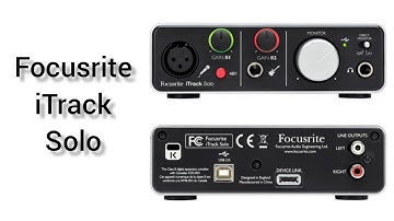 focusrite itrack solo||focusrite scarlett