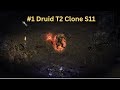Pd2 S11 - #1 Druid T2 Clone Kill! (sound got copyrighted ¯\_||* |_/¯)