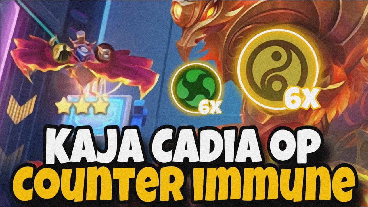 KAJA CADIA COUNTER CONTROL IMMUNE | OP META COMBO | MAGIC CHESS MLBB