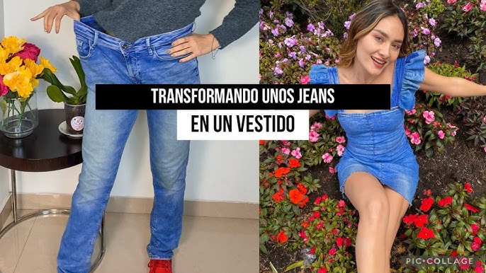 TRANSFORMA TUS LEGGINGS VIEJOS EN VESTIDO, (elegante y casual) #DIY #moda  #thriftflip 