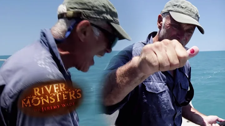 Monstruous Fish Breaks Jeremy's Line & Tears Off Skin | GROUPER | River Monsters