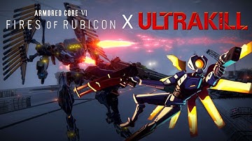 I play as V1 from Ultrakill and fought Peoples Mech Online - Armor core 6 PVP