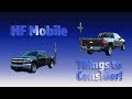 HF Mobile - Things to Consider