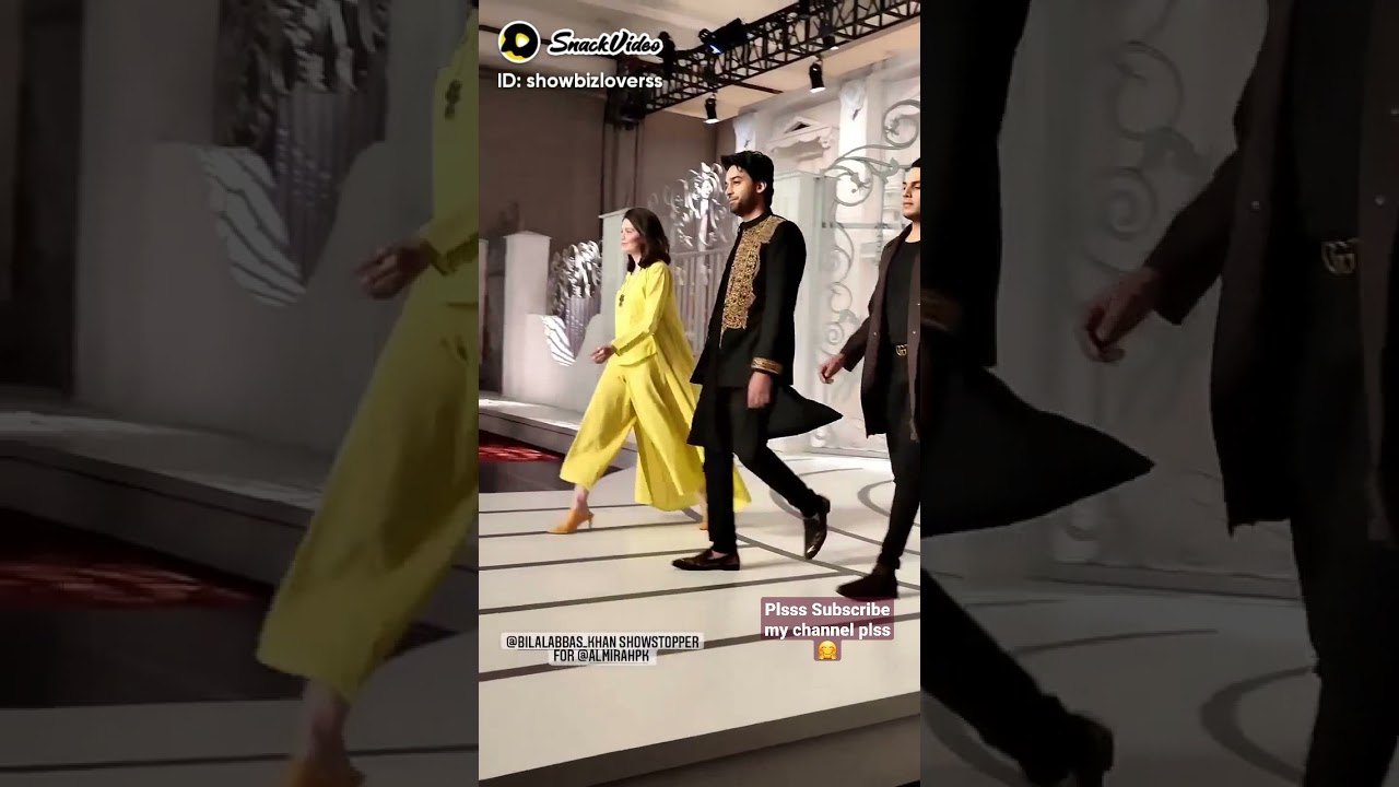 Bilal Abbas slay ramp walk as showstopper 