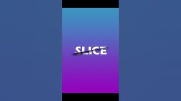 Add slice effect on text in Photoshop #shorts #photos #photoshop #tutorial