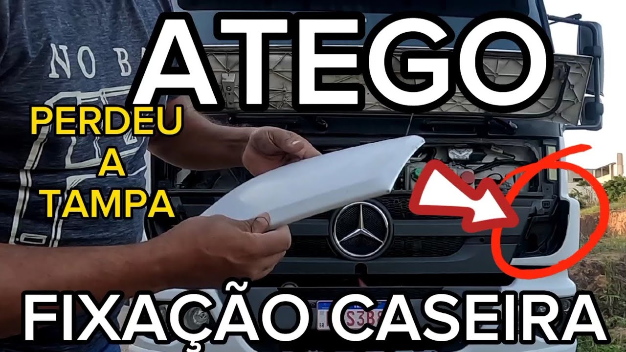 FIXAÇÃO CASEIRA DO ACABAMENTO DO PISCA DA FRENTE DO ATEGO (CARENAGEM) 