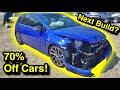 Copart Walk-Around: I Found Another WRECKED Vw Golf R and Cheapest Porsche 911 4s *MY NEXT BUILD??*