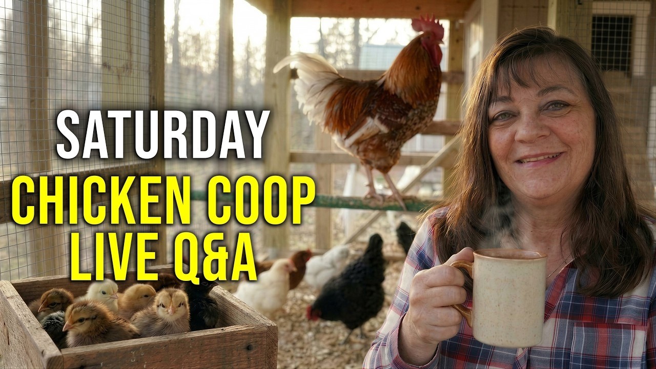 Live Q & A in The Chicken Coop - Saturday Chores