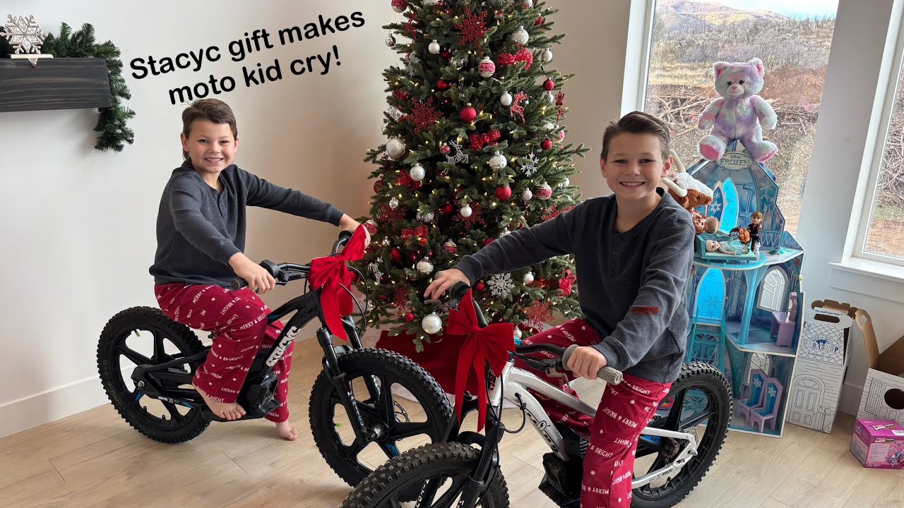 The most excited Christmas gift reaction for moto brothers!