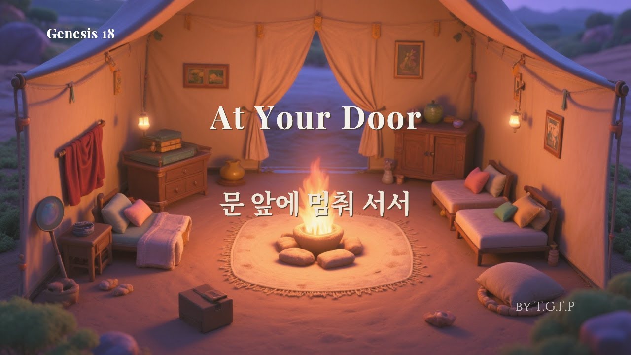문 앞에 멈춰 서서 (창세기18장) | At Your Door (Genesis 18) 성경말씀 찬양 아브라함과 사라