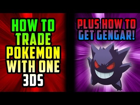 Como negociar Pokémon com UMA 3DS PLUS COMO CHEGAR Gengar!