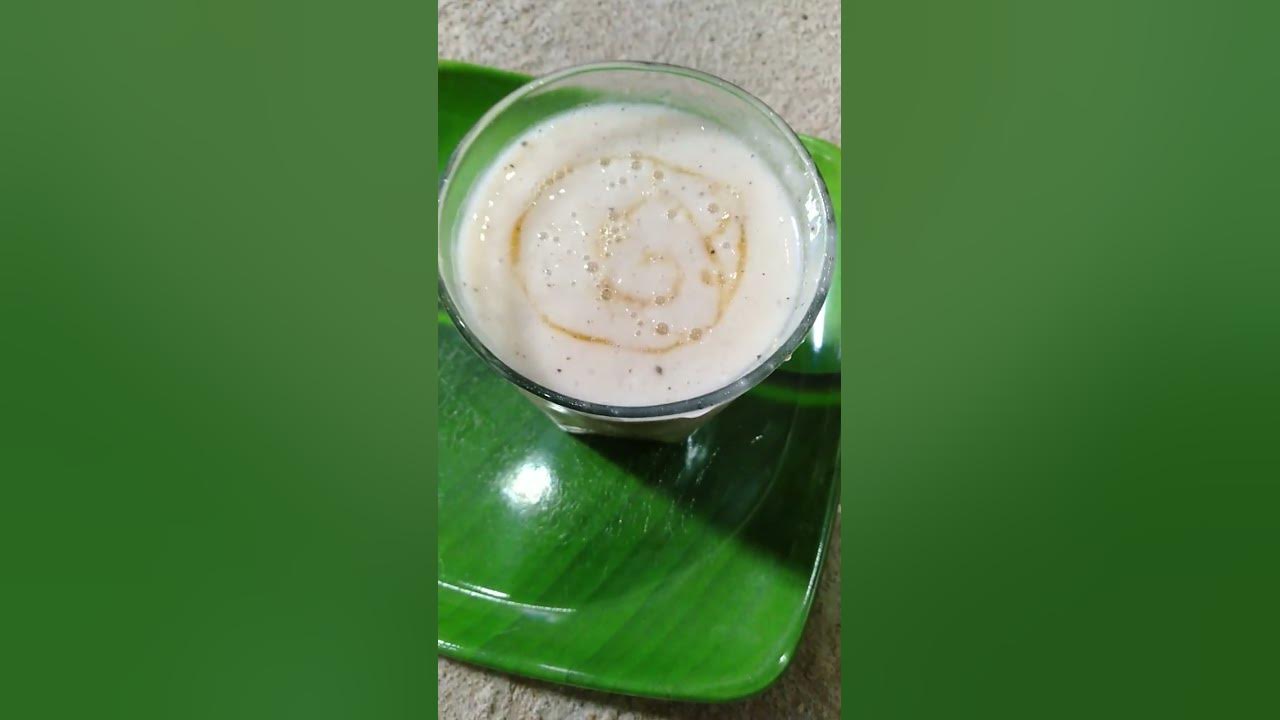 banana-shake-with-honey-viralshort-bananashake-youtubeshorts-healthy