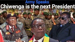BREAKING🇿🇼Mnangagwa Camp in PANIC as Army Voices Back Vp Chiwenga — “Next President. Full Stop.”
