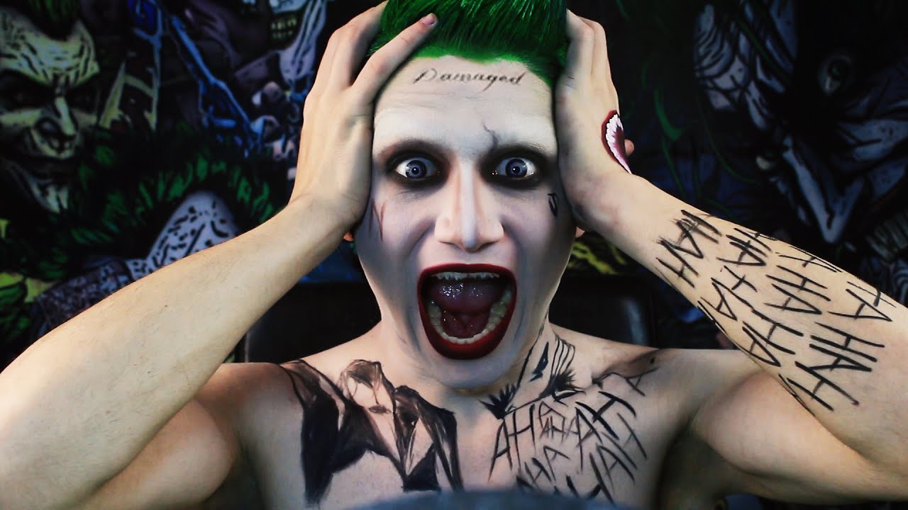 Jared Leto Joker Makeup Tutorial Themed Injection YouTube