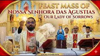 Download lagu Feast of Nossa Senhora das Agustias Our Lady of Sorrows at Golna - Pomburpa