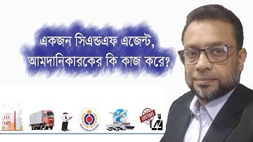 সিএন্ডএফ এজেন্ট আমদানিকারকের জন্য কি কাজ করে