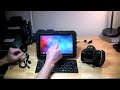 DSLR Camera Remote Control on Android Tablet, DSLR Dashboard, Nexus 10, Canon Camera, OTG Host Cable