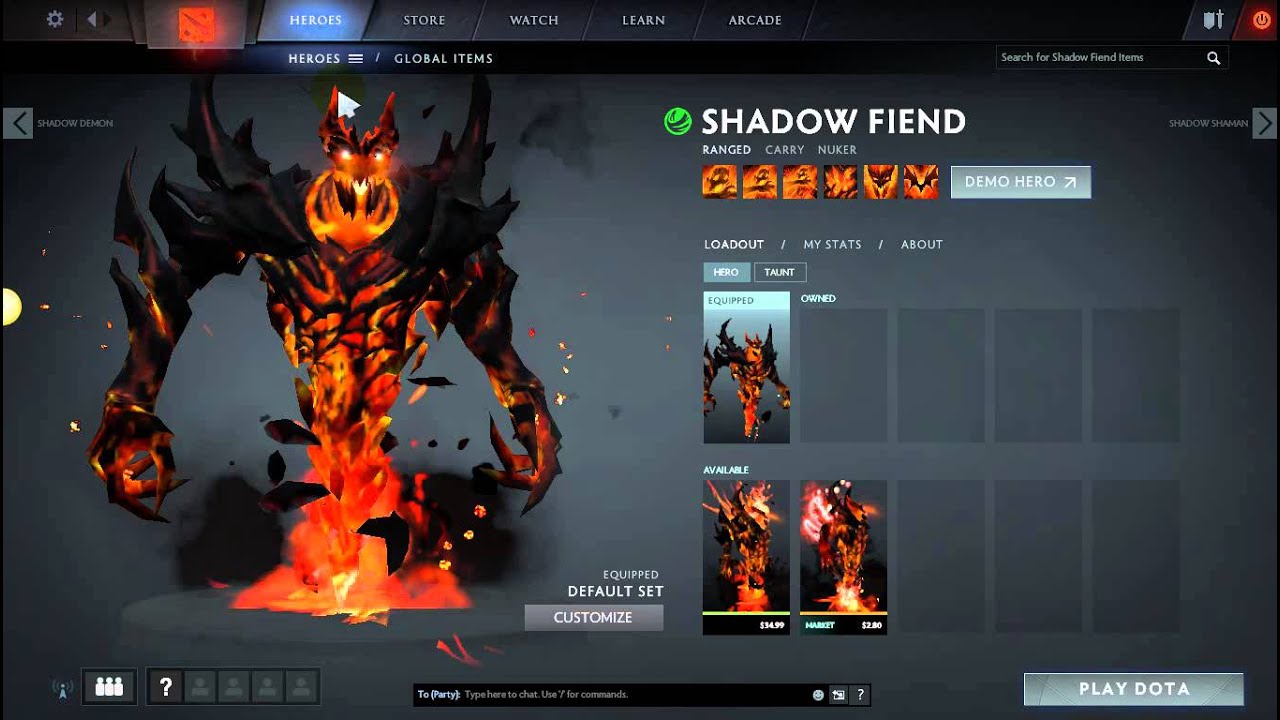 blue shadow fiend mod download