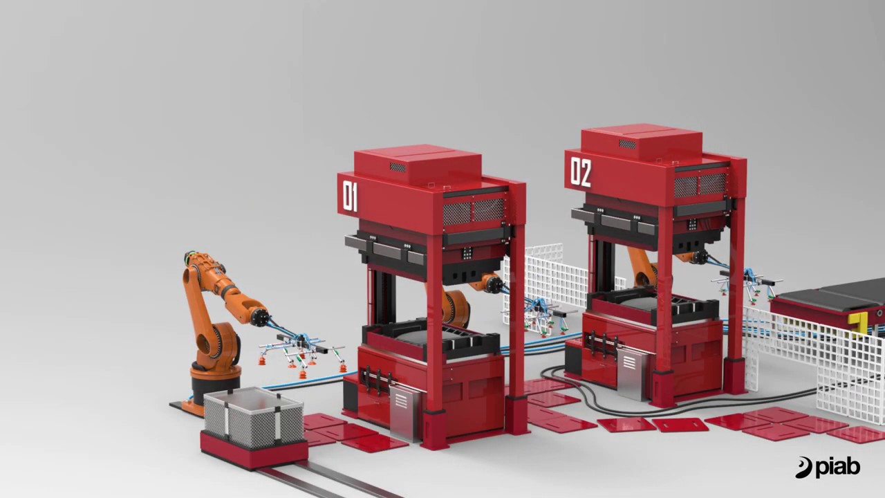 Piab products for the Automotive Press Shop YouTube