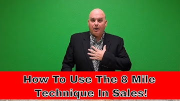 HVAC Sales Training: The 8 Mile Technique For Overcoming Objections
