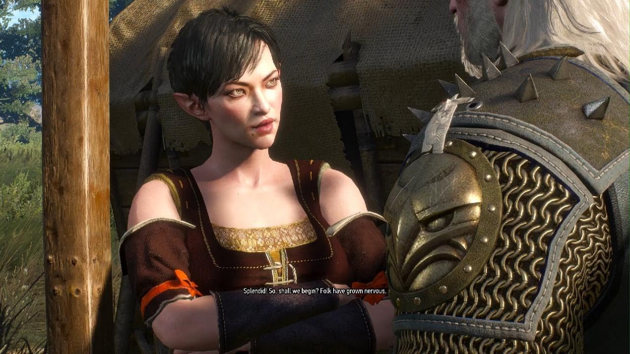 The Witcher 3: Wild Hunt - Geralt after getting the Master Marksman Trophy