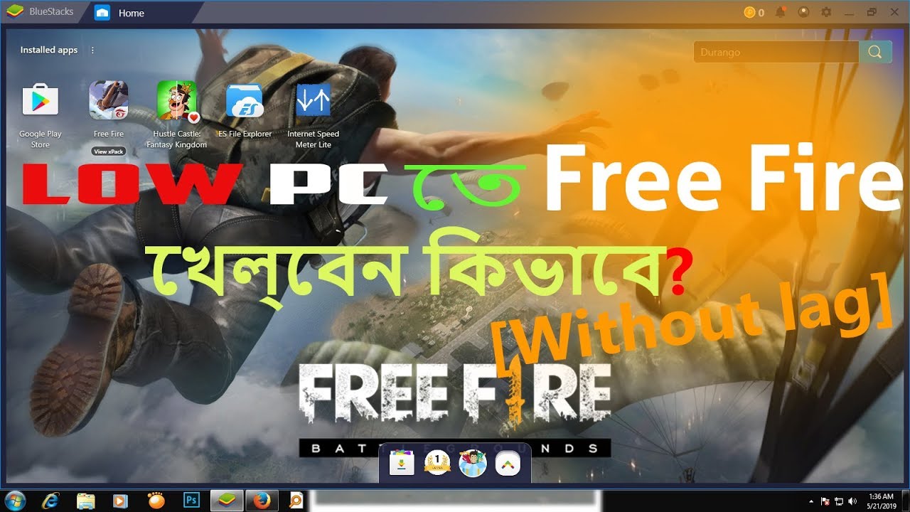Download Free Fire for low pc | Without Graphics Card ...