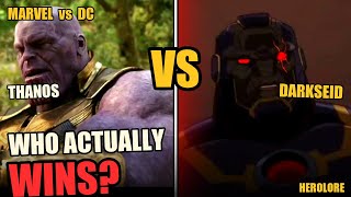 Thanos vs Darkseid: The Fight Marvel and DC Won't Show You