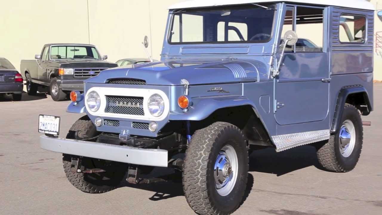 Blue 1965 Fj40 Toyota Land Cruiser For Sale By Tlc Youtube