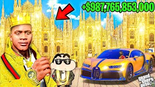 Franklin Becomes A TRILLIONAIRE in GTA 5 in Telugu