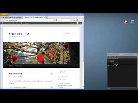 Fresh Css stylesheet editing and auto reloading with Wordpress