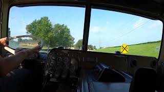 1974 International Transtar 4070A Pulling a 1974 Aljon #5 Car Crusher, 8V71 Detroit, Video #2 by Transtar Eagle 1,717 views 8 months ago 6 minutes