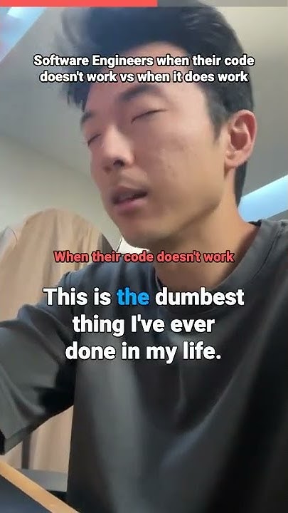 When your code works vs when it doesn't work - YouTube