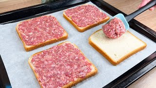 Do you have bread and ground beef? Top 3 of the best recipes ❗❗