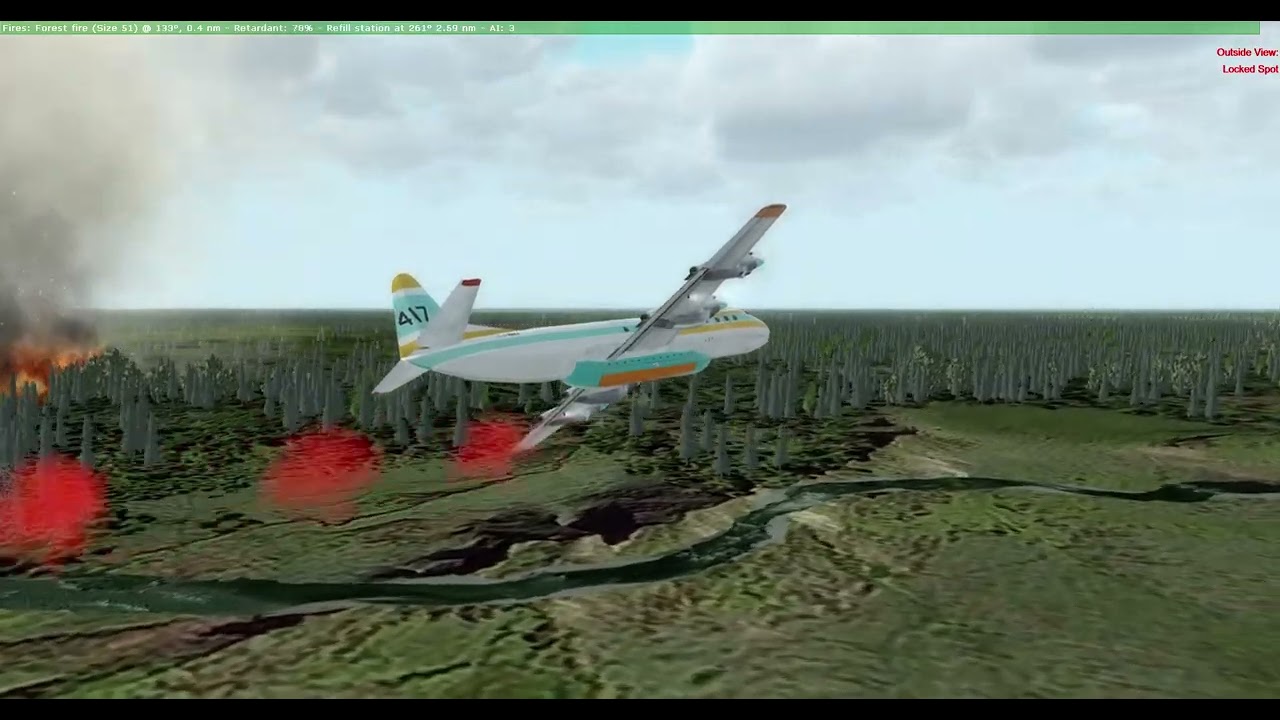 Buffalo Airways Virtual - mud drop at Hay River