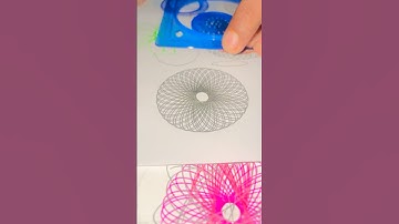 Turning Circles into Masterpieces – Spirograph Art! #art #spirometry #diy #spirograph  #satisfying