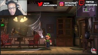 LUIGI&#39;S MANSION DARK MOON NINTENDO SWITCH REACTION