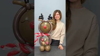 How to make XMAS DEER of balloons 🦌✨ #balloonart #twister #tutorialvideo #xmas #christmasdecor